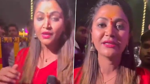 Ujjain: Woman Journalist Naina Yadav Alleges Manhandling, Says Her Saree Was Pulled at Event Attended by Madhya Pradesh CM Shivraj Singh Chouhan (Watch Video)