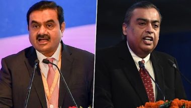 Forbes Real-Time Billionaire List 2023: Gautam Adani Slips to 15th Position in Global Rich List; Mukesh Ambani Becomes Richest Indian