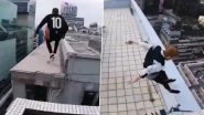 Youngsters&rsquo; Crazy Parkour Skills on High Rise Rooftop Will Leave You Stunned, Watch Astonishing Video