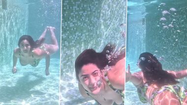 Zayn Khan Shares Beautiful Underwater Video While Swimming in Sexy Floral Print Bikini – Watch