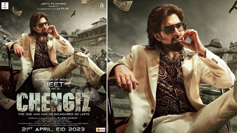 Chengiz: Jeet Is All Set to Play Gangster in Rajesh Ganguly’s Directorial, Film to Hit Theatres on April 21 (View Poster)