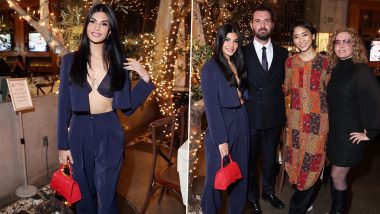 Tell It Like a Woman: Jacqueline Fernandez Looks Stunning in Blue Brassiere with Jacket and Pants, Shares Photos from Pre Oscar Dinner with Team (View Pics)