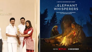 The Elephant Whisperers: Tamil Nadu CM MK Stalin Felicitates Director Kartiki Gonsalves for Oscar Win