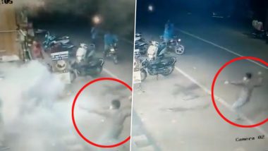 Puducherry: Miscreants Hurl Bomb At BJP Worker Senthil Kumaran, Hack Him to Death (Watch Video)