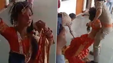 Uttar Pradesh: Married Woman Dressed As Bride Creates Ruckus Inside Hamirpur Police Station To Marry Her Lover