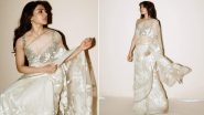 Samantha Ruth Prabhu Is a Picture of Grace in Simple Floral White Transparent Saree (View Pics)