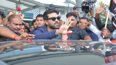 After Naatu Naatu's Oscar Win, Ram Charan Gets a Roaring Welcome at Delhi Airport - WATCH