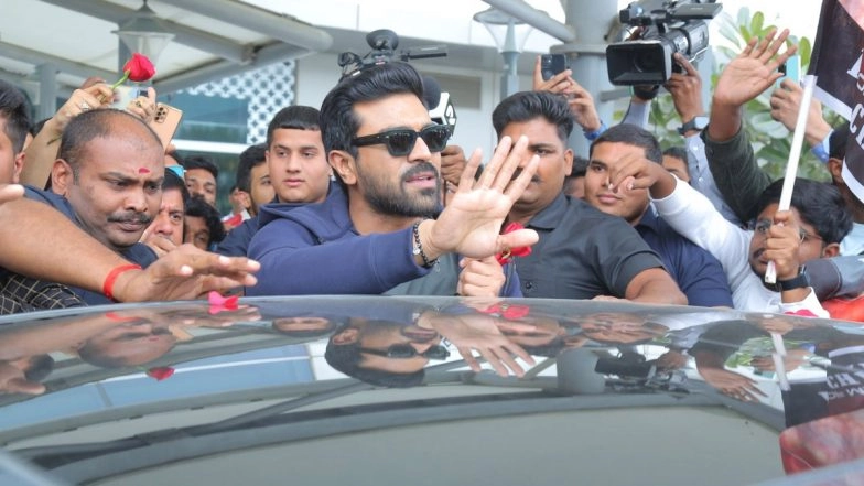 Ram Charan Receives Roaring Welcome at Delhi Airport After Naatu Naatu's Oscar Win