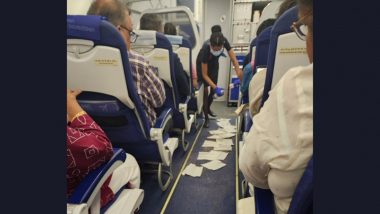 Drunk Man Vomits, Defecates Around Toilet Inside Indigo Plane, Internet Praises Female Crew For Cleaning Aisle (See Pic)