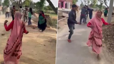 Uttar Pradesh: Men Create Ruckus, Pelt Stones, Beat Women in Mainpuri, Disturbing Video Goes Viral