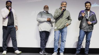 RRR: Ram Charan, SS Rajamouli Receive Standing Ovation at Special Screening of Their Film in LA (View Pics)