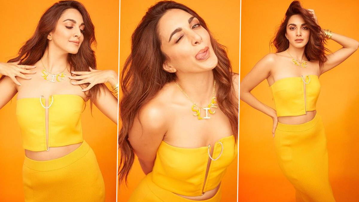 Kiara Advani Is Ready for the Summer in Her Gorgeous Mango Coloured Outfit  (View Pics) | 👗 LatestLY