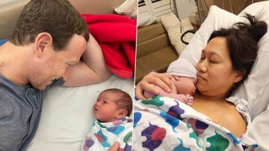 Mark Zuckerberg and Wife Priscilla Chan Welcome Their Third Baby Daughter Aurelia (View Pics)