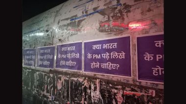 Delhi: Fresh Posters Targeting PM Narendra Modi Crop Up in National Capital