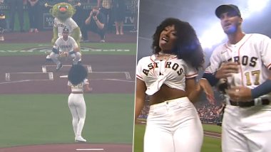 Megan Thee Stallion Throws the First Pitch at Astros vs Sox Game in Her Hometown of Houston (Watch Video)