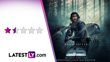 65 Movie Review: Adam Driver’s Sci-Fi Action Film is a Bland and Generic Adventure Through a Prehistoric Earth with Some Choppy Editing (LatestLY Exclusive)