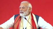 PM Narendra Modi Praises Completion of Anji Khad Bridge, India&rsquo;s First Cable-Stayed Rail Bridge