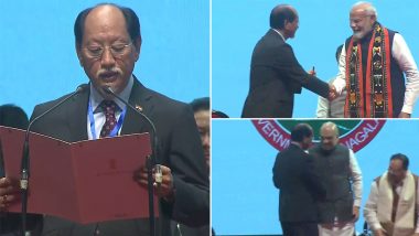 Neiphiu Rio Takes Oath As Nagaland Chief Minister for Fifth Time (See Pics)