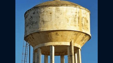 Madhya Pradesh: High-Voltage Drama in Guna After Man Climbs Water Tank as Wife Refuses to Come Home (Watch Video)