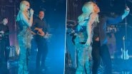 Gwen Stefani Peaks Into a Fans' Pants to Check Out His Tattoo at Spotify Event in West Hollywood (Watch Video)