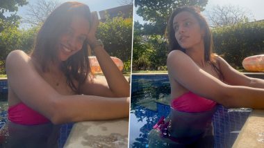 Tripti Dimri Flaunts Her Gorgeous Smile as She Poses in Pink Bikini by the Pool (View Pics)