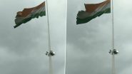 Tricolour Insulted! Video of Torn Indian Flag Flying at Main Square in UP's Budaun Goes Viral, Police React