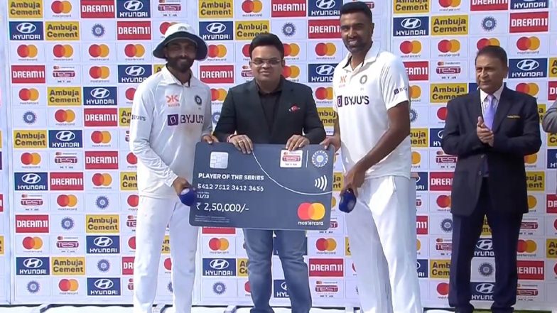 Border Gavaskar Trophy 2023: Ravi Ashwin, Ravindra Jadeja Jointly Named Player of the Series