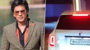 Shah Rukh Khan Spotted Entering Mannat House in His New White Rolls Royce 555 Costing Rs 10 Lakh! (Watch Video)