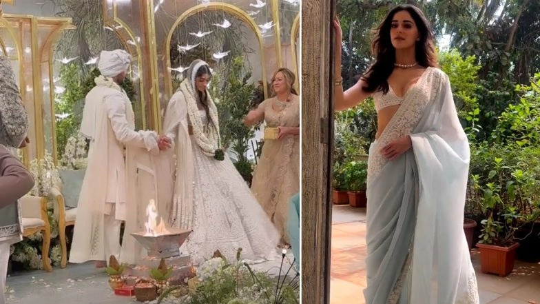 Ananya Panday Shares Glimpse of Alanna Panday’s Wedding with Ivor McCray