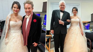Only Murders in the Building: Selena Gomez Shares BTS Glimpses of Upcoming Season With Steve Martin and Martin Short in Wedding Attire (View Pics)