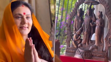 Ramayan Actress Dipika Chikhlia Recreates Her Sita Avatar by Wearing the Same Saree She Wore for Ramanand Sagar’s 1987 Show (Watch Video)