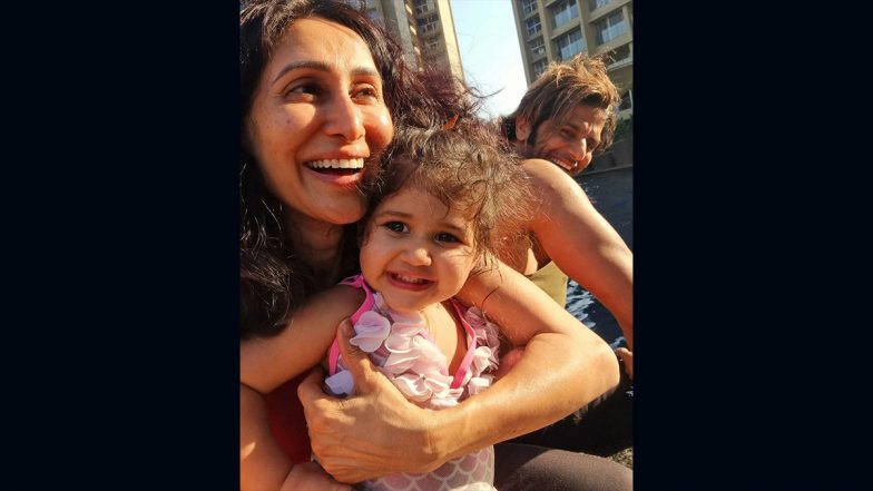 Karanvir Bohra and Wife Teejay Sidhu Take Their Baby Daughter Gia Swimming (View Post)