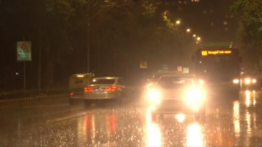 Delhi Rains: Rain Lashes Parts of National Capital After IMD Predicts Wet Spell (Watch Video)