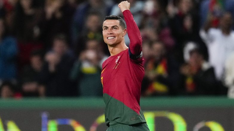 Cristiano Ronaldo quebra o recorde de jogador internacional masculino com mais aparições no mundo depois de participar da partida de qualificação para a Eurocopa 2024 da UEFA, Portugal x Liechtenstein