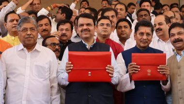 Maharashtra Budget 2023-24: Opposition Parties Criticise CM Eknath Shinde-Led Government Ahead of Budget Presentation (See Pics)