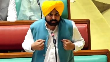 ‘Kameej Pe Lakho Daag Hai,’ Punjab CM Bhagwant Mann Blasts Congress’ Partap Singh Bajwa Over Corruption (Watch Video)