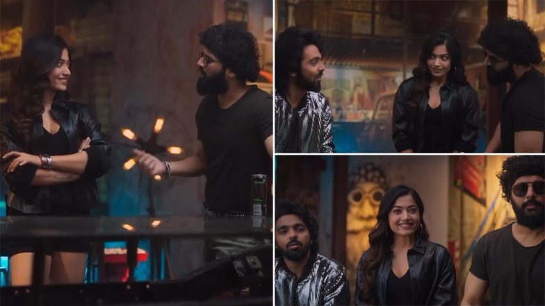 VNR Trio: GV Prakash Kumar, Nithiin and Rashmika Mandanna Team Up to Announce Venky Kudumula’s Upcoming Movie (Watch Video)