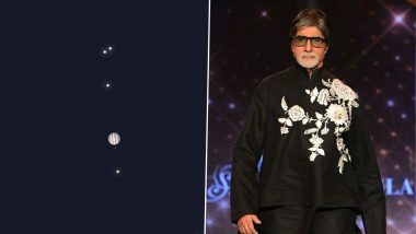 Amitabh Bachchan Captures 'Beautiful' and 'Rare' View of Five Heavenly Bodies Aligned Together (Watch Video)
