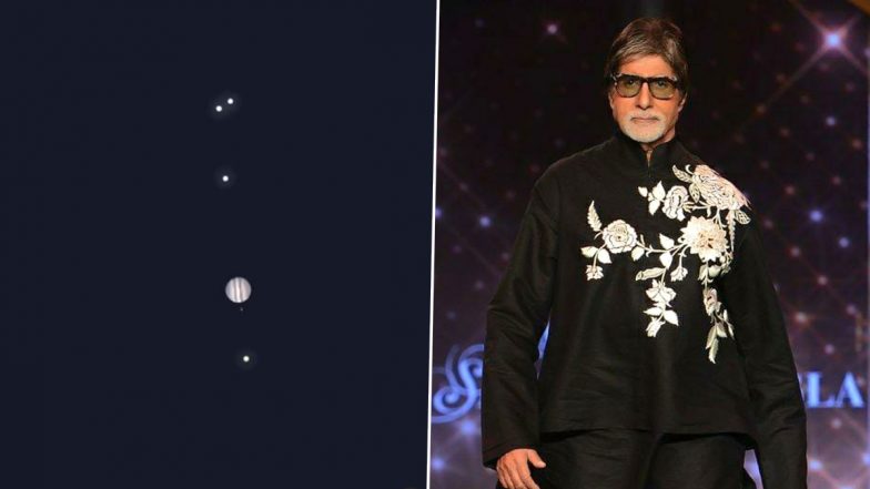 Amitabh Bachchan Captures 'Beautiful' and 'Rare' View of Five Heavenly Bodies Aligned Together (Watch Video) - Vimarsana News