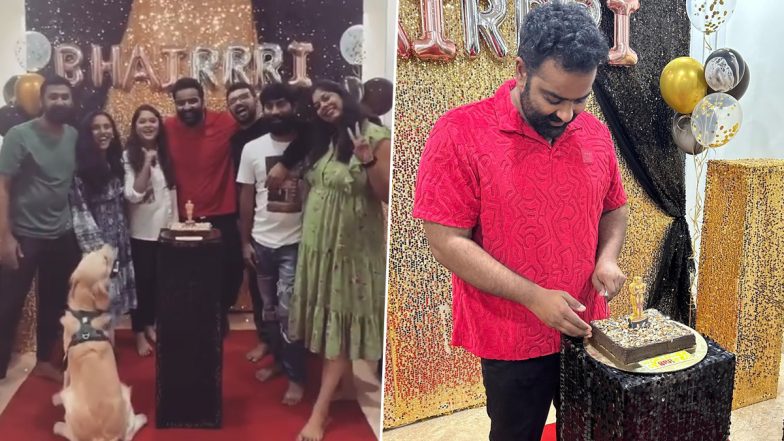 'Naatu Naatu' Singer Kaala Bhairava Parties With Friends After Oscar Win (View Pics)