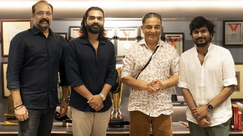 STR 48: Silambarasan TR Begins Shoot for Desingh Periyasamy Directorial, Kamal Haasan’s Banner To Produce The Film (View Pics)