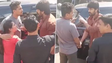 Naga Shaurya Saves Girl From Her Abusive Boyfriend and Makes Him Apologise to Her; Twitterati Hails The Actor After Video Goes Viral - Watch