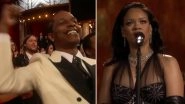 Oscars 2023: A$AP Rocky Cheers On Rihanna As She Performs &lsquo;Lift Me Up&rsquo; from Black Panther-Wakanda Forever (View Pics)