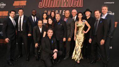 John Wick-Chapter 4: Keanu Reeves Pays Tribute to Lance Reddick, Cast Members Honour Late Co-star by Wearing Blue Pins at Film's Premiere