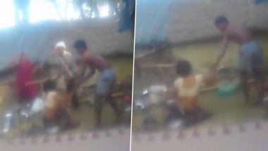 Uttar Pradesh: Dalit Woman Mercilessly Thrashed With Sticks in Bahraich, Two Arrested After Video Goes Viral