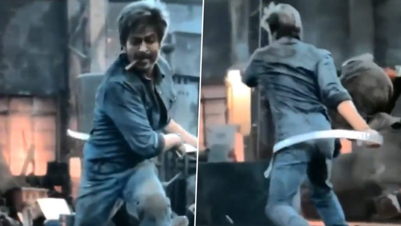 Jawan: Alleged Six-Second Leaked Scene From Shah Rukh Khan-Atlee Film Goes Viral; Fans Excited to See SRK Back in Action (Watch Video)