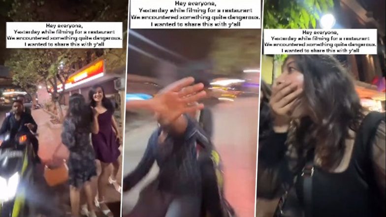 Bizzare! Bengaluru Food Blogger Records Thieves Trying To Snatch Her Phone Amid Restaurant Review Content (Watch Video)