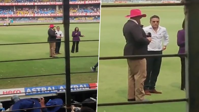 ‘Jadeja, Jadeja’ Fans Tease Sanjay Manjrekar During India vs Australia 3rd Test in Indore (Watch Video)