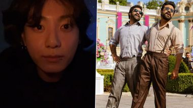 BTS’ Jungkook Is a Fan of RRR After Watching the Film! Singer Vibes to ‘Naatu Naatu’ Song with ARMYs on His Recent Weverse Live (Watch Videos)