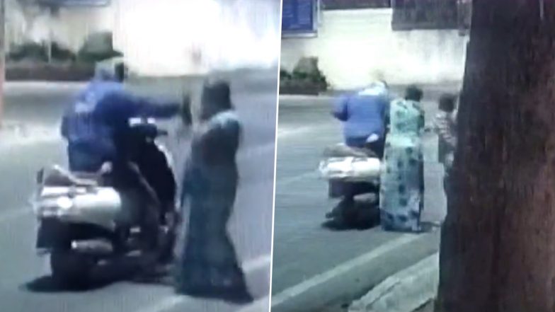 Bravo! 10-Year-Old Pune Girl Foils Chain Snatcher’s Attempt To Grab Grandmother’s Chain, Video of Her Brave Act Goes Viral
